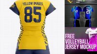 4480+ Mockup Jersey Voli Psd Stylish Free PSD