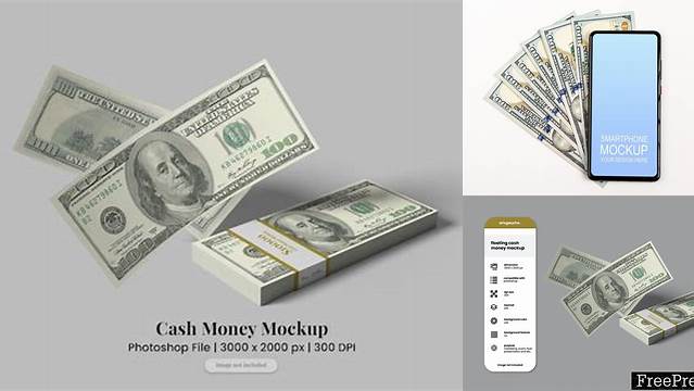 4487+ E Money Mockup PSD Download