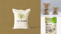 4496+ Free Rice Bag Mockup Download Customizable PSD