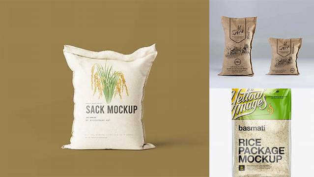 4496+ Free Rice Bag Mockup Download Customizable PSD