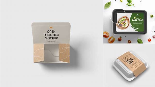 4507+ Food Box Mockup Free Download High-Quality Editable PSD