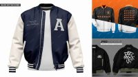 451+ Mockup Jacket Bomber High-Quality PSD Files