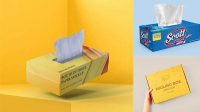 4513+ Mailer Box Tissue Paper Mockup Free Mockup File Free Download