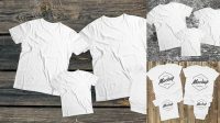 4521+ Family Tshirt Mockup Free Best for Showcase