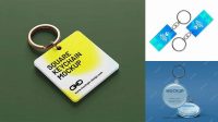 4522+ Acrylic Keychain Mockup Free Psd Free PSD