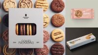 4529+ Cookie Packaging Mockup Creative PSD Resources