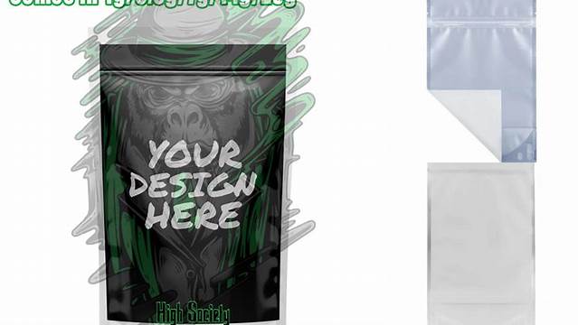 4537+ Mylar Bag Template Easy-to-Edit Photoshop Freebie