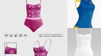 4537+ Swimsuit Mockup Free PSD