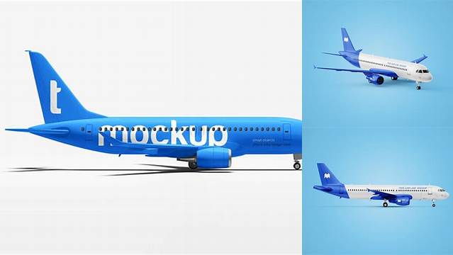 4546+ Free Airplane Mockup Free Downloadable PSD