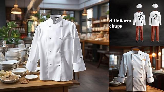 4547+ Chef Uniform Mockup Include TIFF