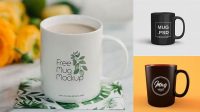 4551+ Black Mug Mockup Free PSD Download