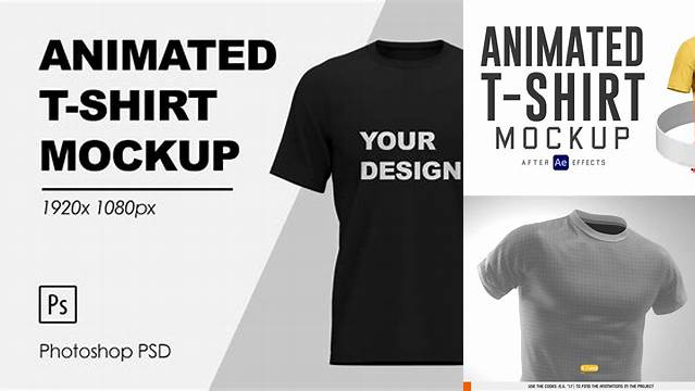 4552+ T-shirt Animated Mockup Free Premium PSD Freebie