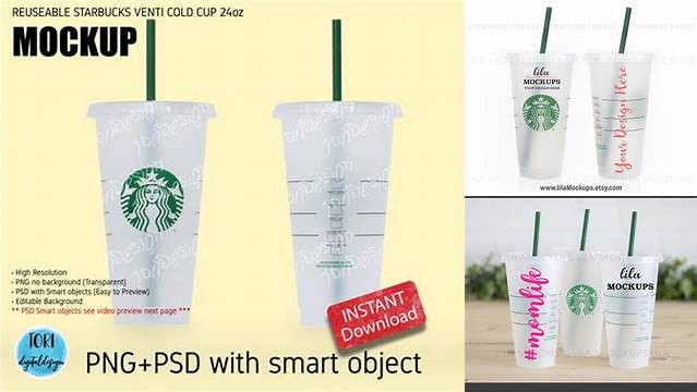 456+ Starbucks Cold Cup Mockup Free Easy to Use PSD