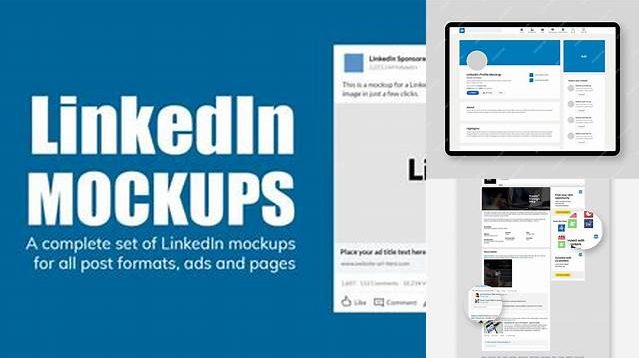 4565+ Linkedin Mockup Generator Free Best for Showcase