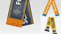 4573+ Soccer Scarf Mockup Free Custom PSD Mockup Template