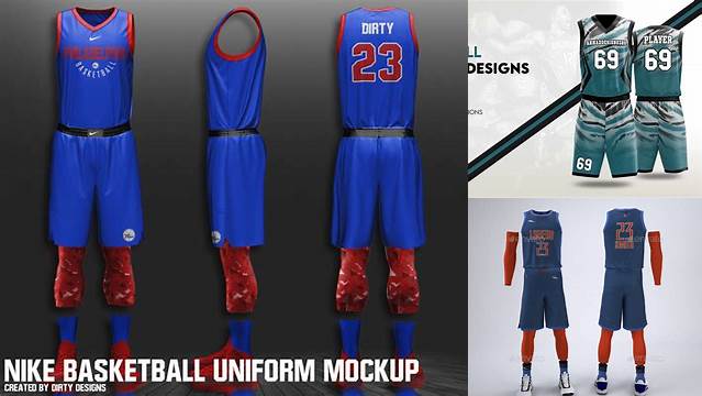 4582+ Basketball Uniform Mockup For Free Download