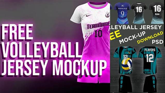 4589+ Mockup Jersey Volly Free Graphic Resource