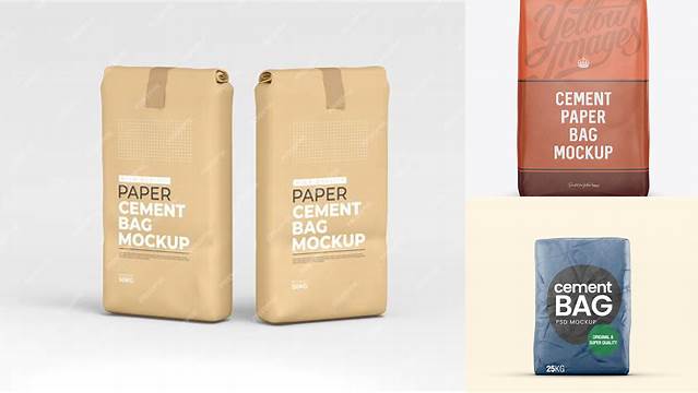 4593+ Cement Paper Bag Mockup Free Download Free Creative Design