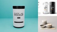 4593+ Plastic Jar Mockup Creative Design Resource