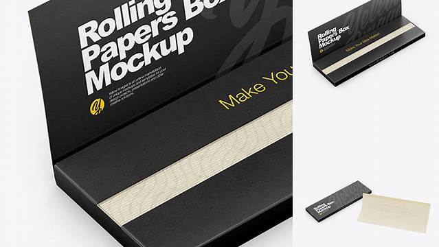 4595+ Rolling Paper Box Mockup Elegant and Stylish Free PSD