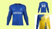 4601+ Long Sleeve Jersey Mockup Psd Free Customizable PSD Templates