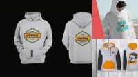 4609+ Mockup Hoodie Depan Belakang Psd Free PSD