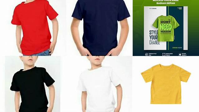 4614+ Mockup Kaos Anak Hight Resolution