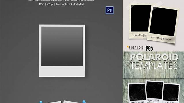 4614+ Polaroid Psd Template Free For Free Download