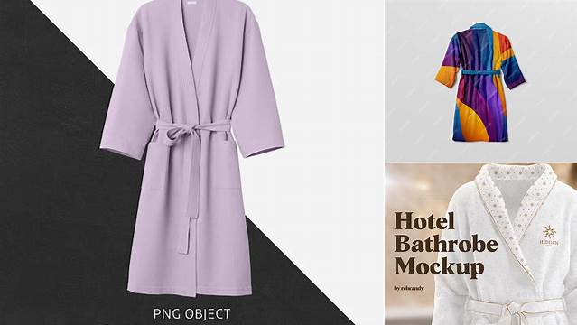 4615+ Bathrobe Mockup Download PSD Now