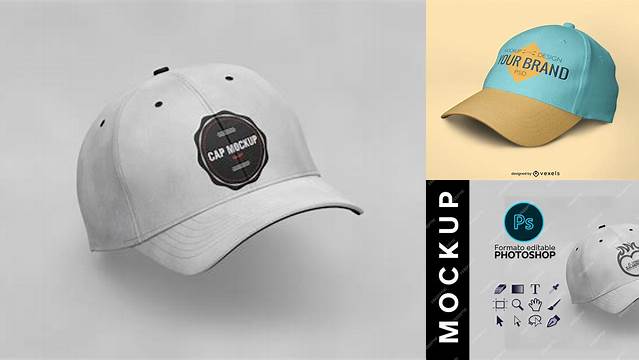 4615+ Mockup Gorras Psd Gratis Layered PSD File