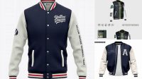 4617+ Varsity Jacket Mockup Psd Free Download PSD Download