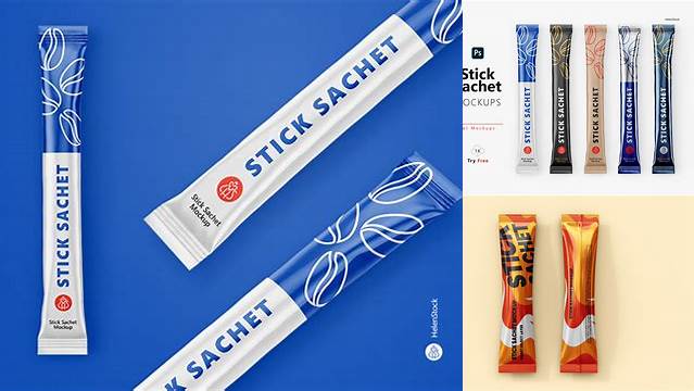 4622+ Stick Sachet Mockup Free Download PSD for Creative Projects