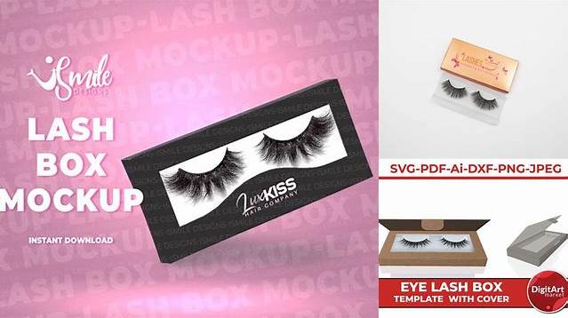 4624+ Eyelashes Box Mockup Digital Download