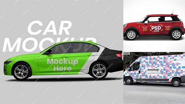 4625+ Vehicle Wrap Mockup Generator High-Quality PSD