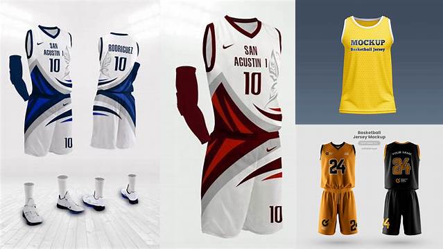 4633+ Jersey Basketball Mockup Free PSD Free Download