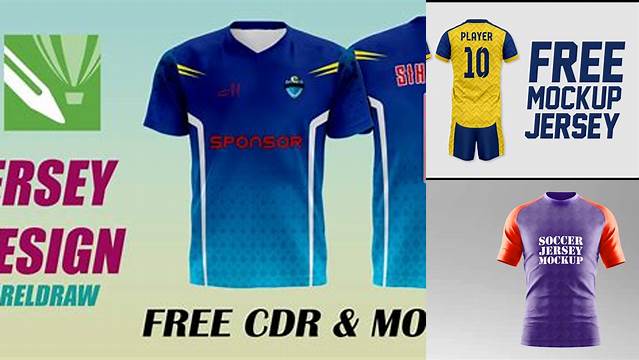 4635+ Jersey Mockup Cdr Free PSD