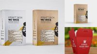 4640+ Rice Box Mockup Exclusive Free PSD