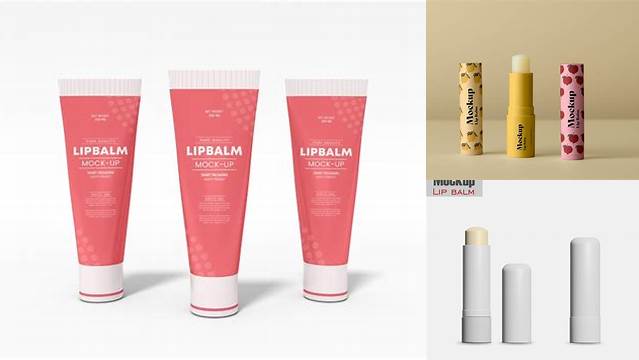 4658+ Lip Balm Mockup High Resolution