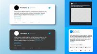 4664+ Twitter Post Mockup PSD Free Download