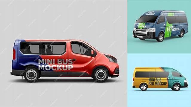 4668+ Mini Bus Mockup Free PSD for Creatives