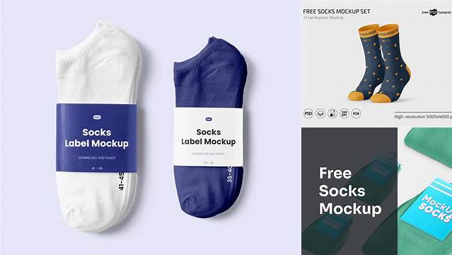 4668+ Socks Packaging Mockup Mockup File Free Download