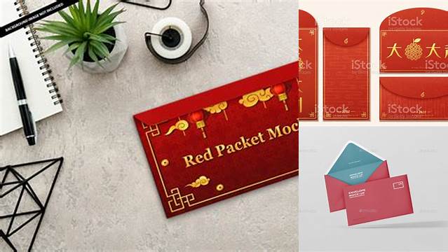 4669+ Red Packet Mockup Psd Layered PSD File