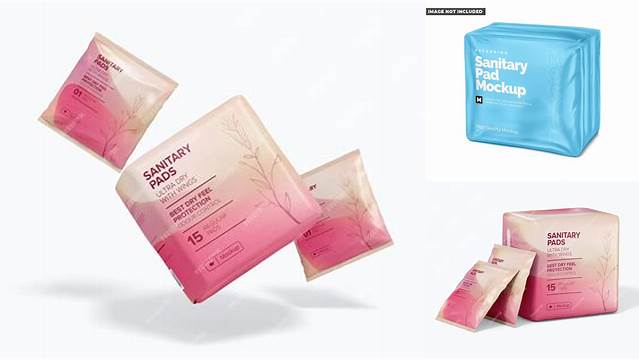 467+ Sanitary Pad Mockup Layered PSD File