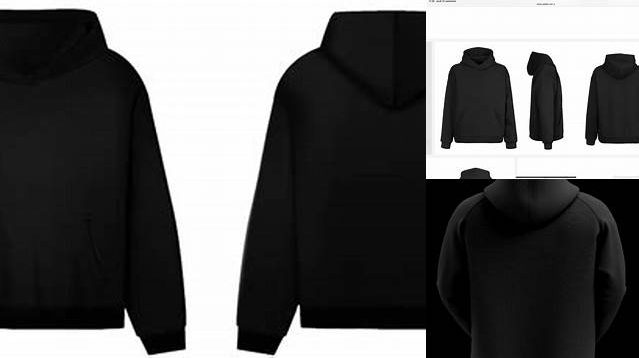 4677+ Mockup Hoodie Hitam Polos Best for Showcase