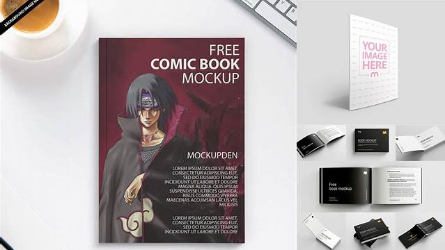 468+ Comic Mockup Free Mockup PSD Free Download