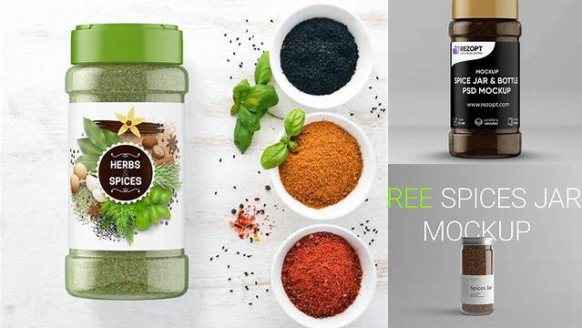 4682+ Spice Jar Mockup Free Download Digital Download