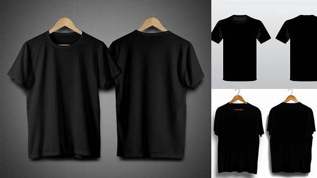 4690+ Mockup Kaos Hitam Digital Download