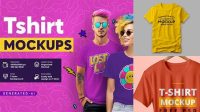 4693+ Realistic T Shirt Mockups Editable PSD File