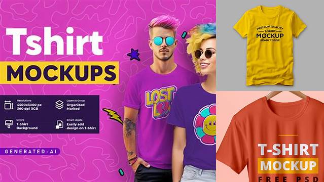 4693+ Realistic T Shirt Mockups Editable PSD File