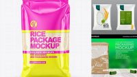 4697+ Rice Packaging Mockup Layered PSD File